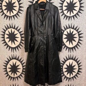 ⚡️Amazing Vintage 70’s Genuine Leather Trench Coat⚡️